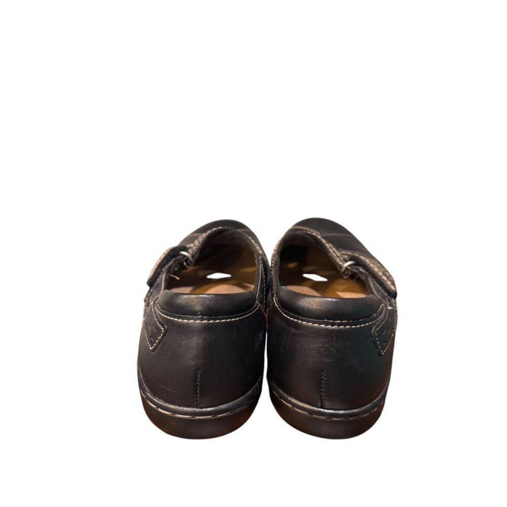 Clarks Soft Cushion Collection Black Flat Shoe Si… - image 2